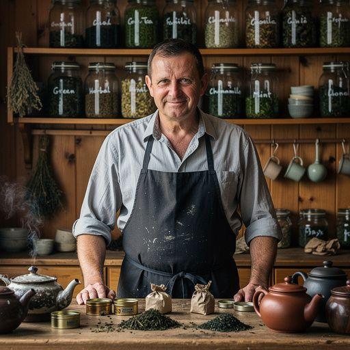 Relaxujúca atmosféra so sviečkami a bylinkami na stole pri okne.